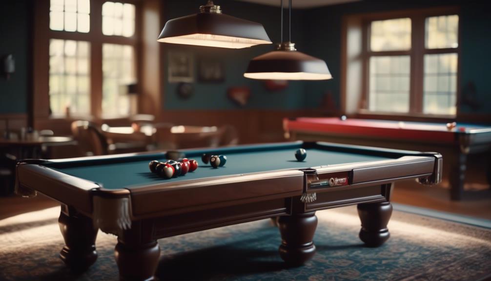 dimensions of pool tables