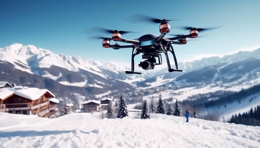 drone safety on ski slopes