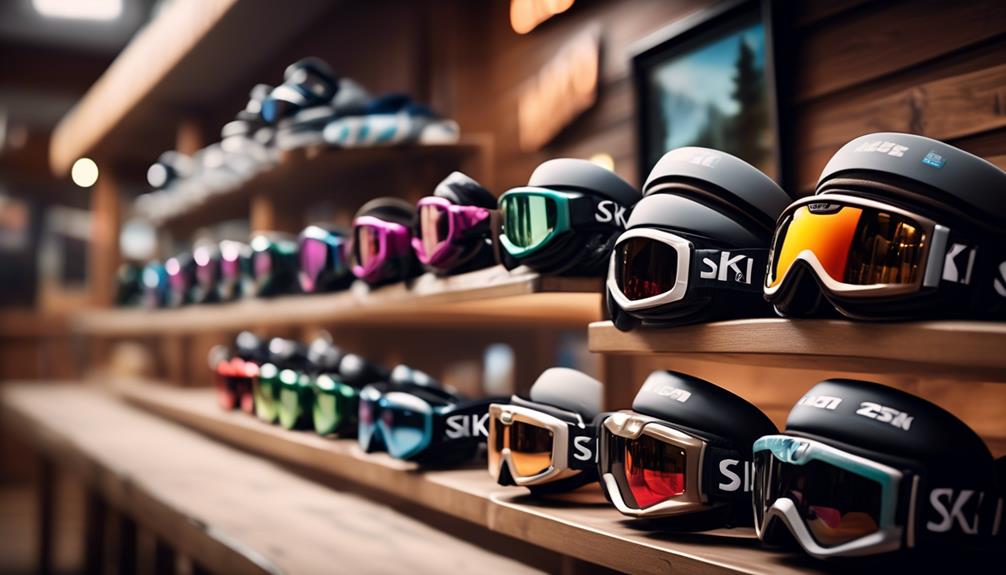 ski resort goggle rental