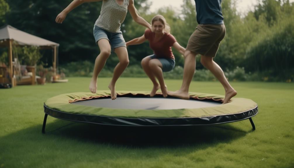 trampoline moved easily short distances