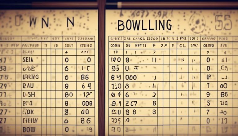 Basics of Bowling Scores