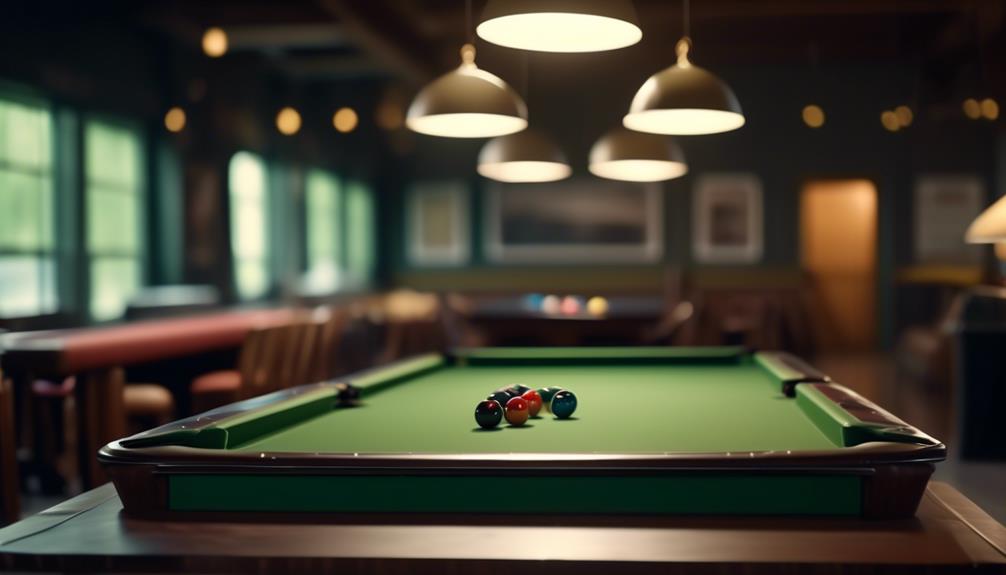 various standard pool table sizes