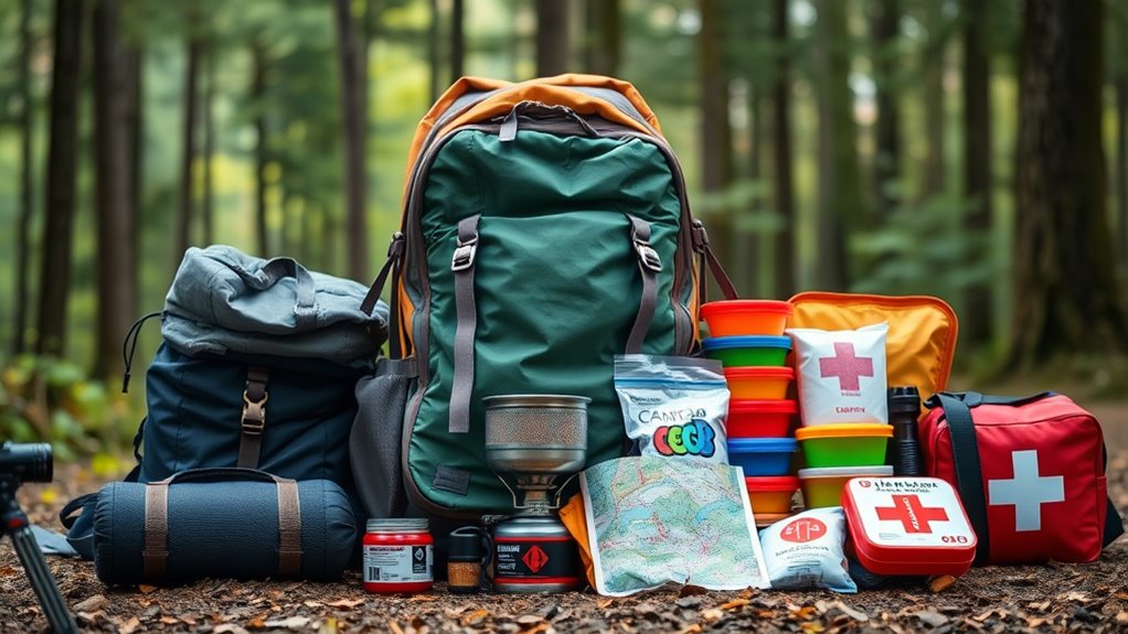 weekend camping backpack essentials
