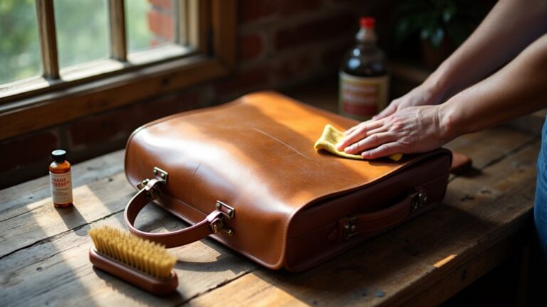 cleaning your filson briefcase