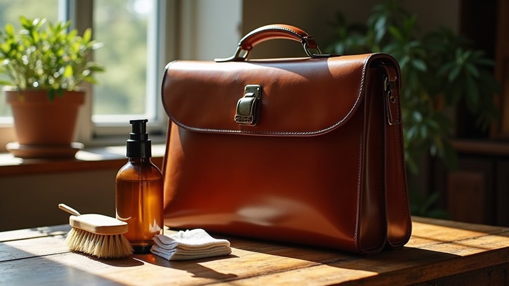 leather briefcase care tips