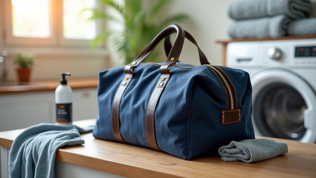 maintain duffel bag care