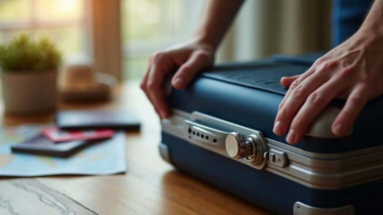 reset suitcase lock mechanism