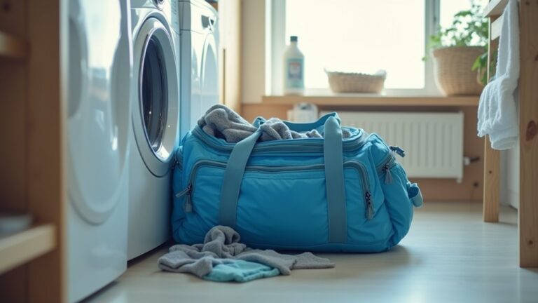 wash duffel bag safely