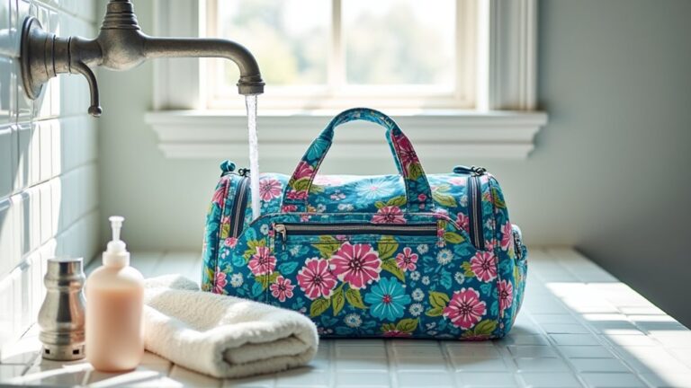 wash vera bradley duffel
