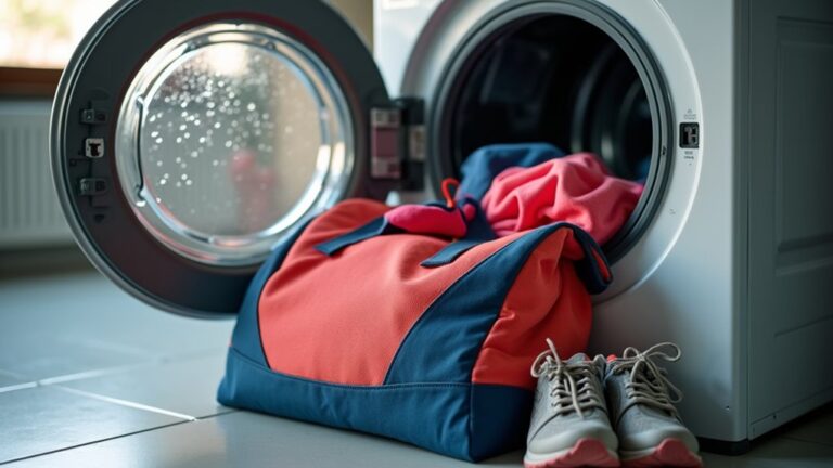 washing gym bag safely